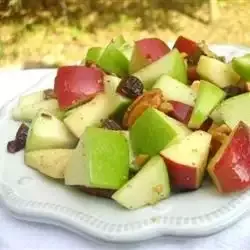 Waldorf Salad with Walnut Oil Vinaigrette