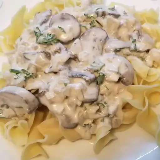 Portobello Mushroom Stroganoff