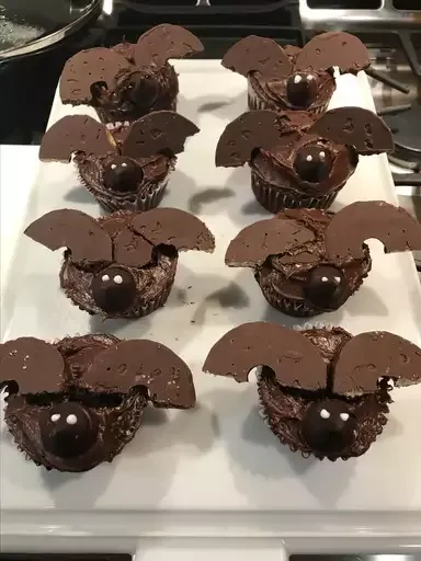 Bat Cupcakes