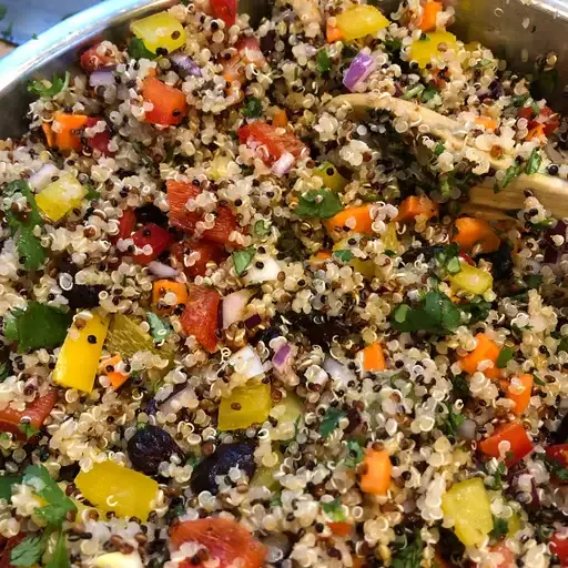 Cranberry and Cilantro Quinoa Salad