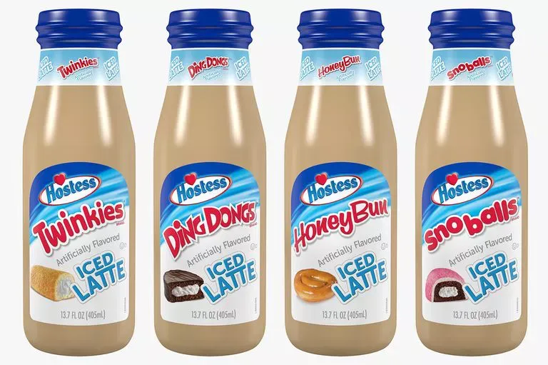 New Hostess Iced Lattes Taste Just Like Twinkies, Honey Buns, and Other Snack Cakes