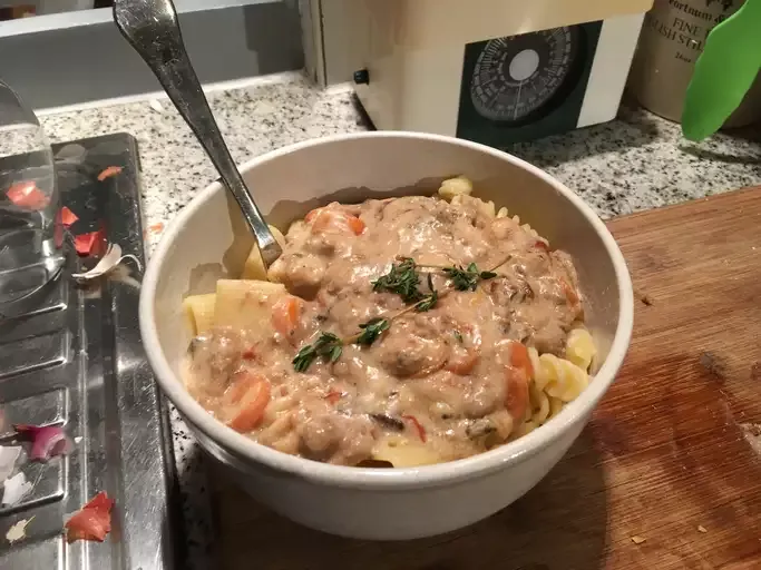 Veggie Stroganoff