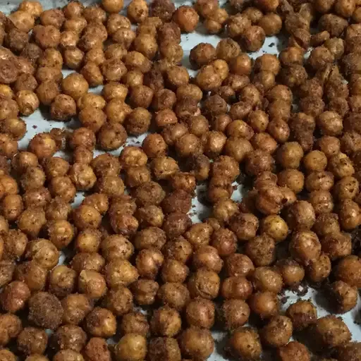 Nacho-Flavored Roasted Chickpeas