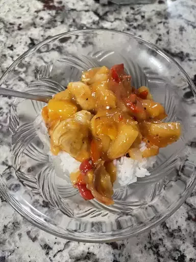 Sheet Pan Sweet and Sour Chicken