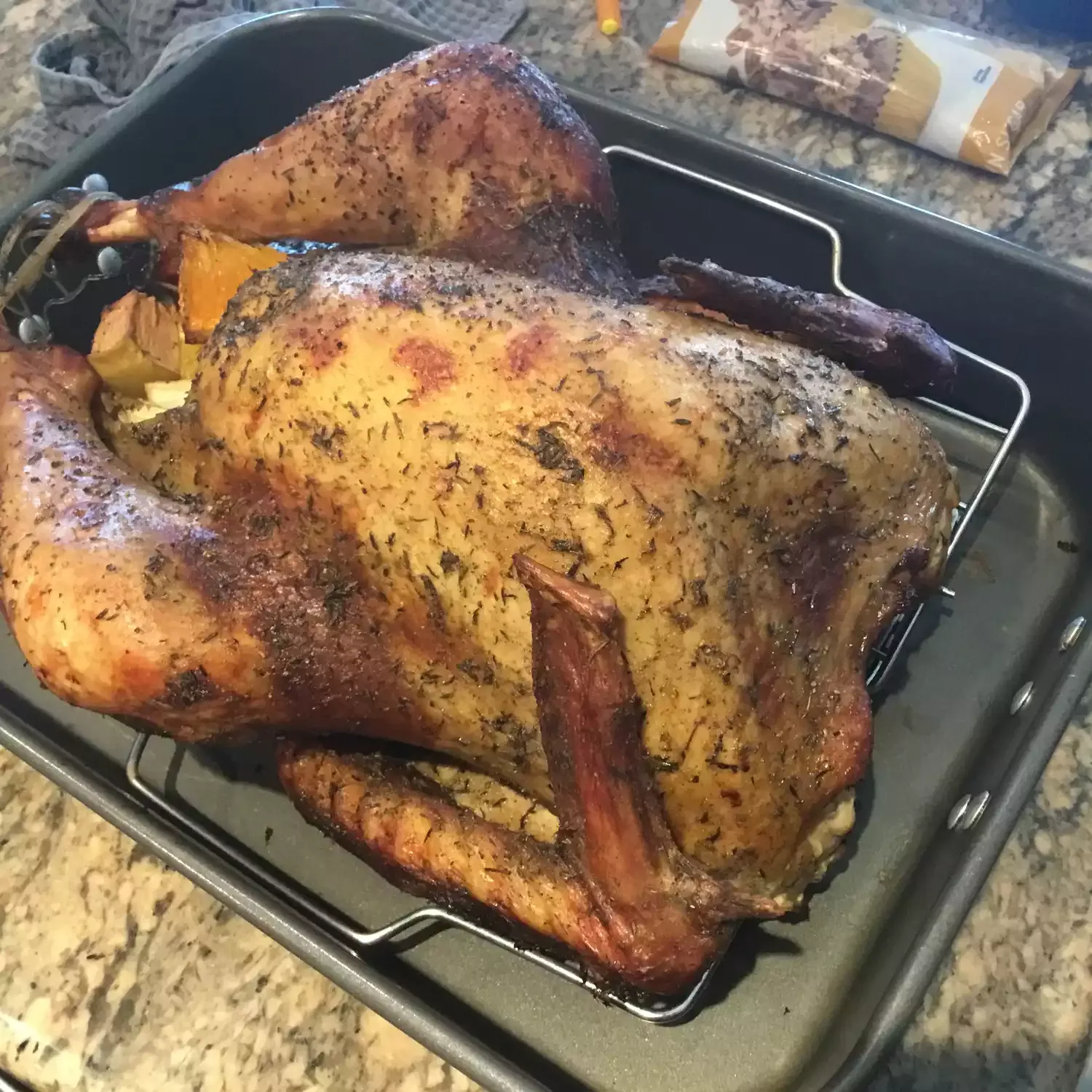 Citrus Honey Brined Smoked Turkey