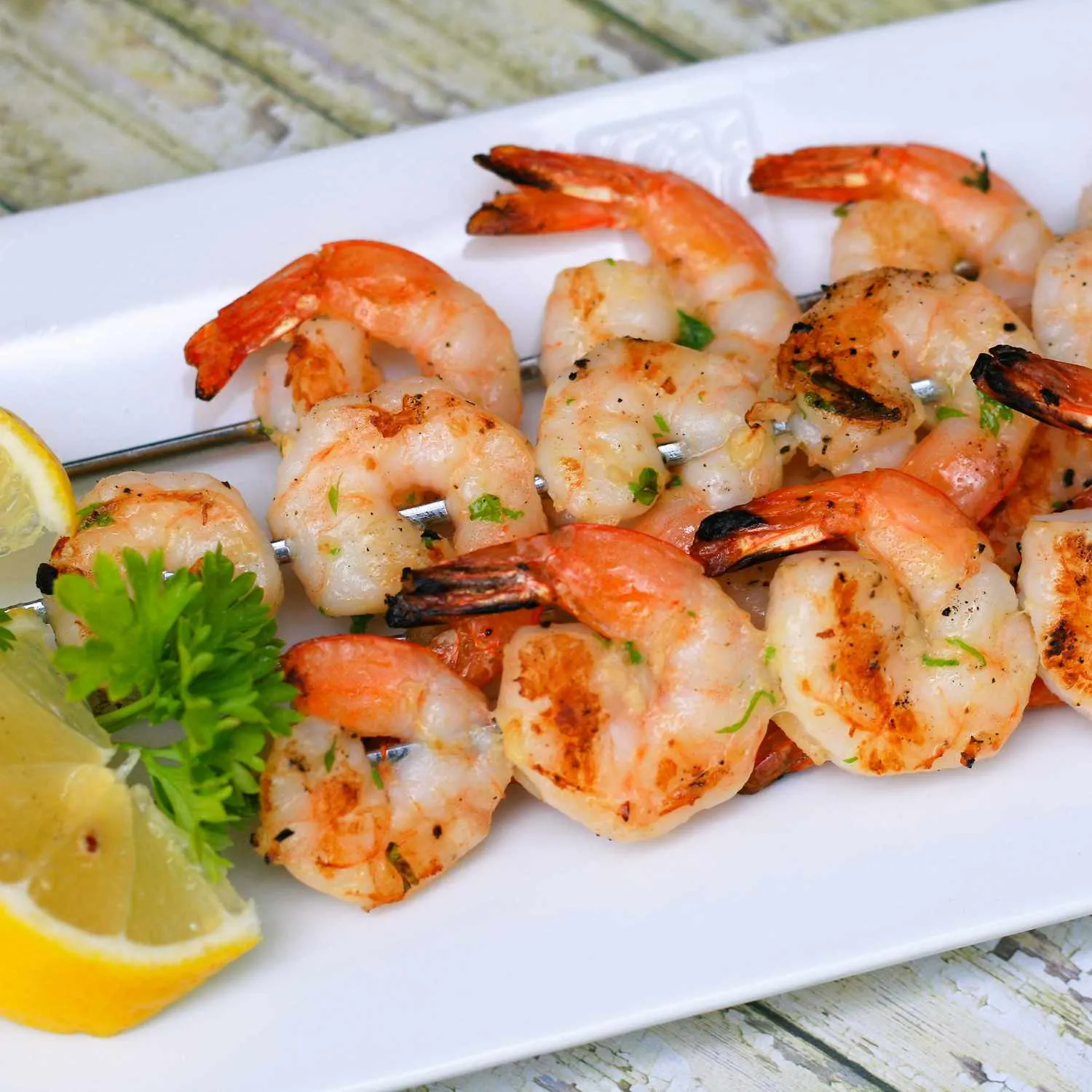 Garlic Shrimp Kabobs