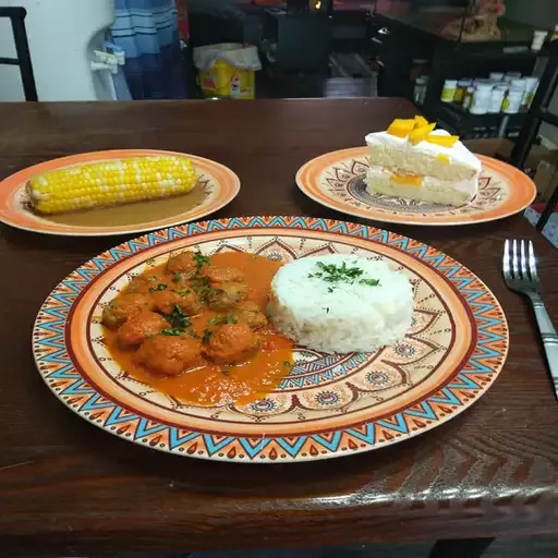 Thai Meatballs in a Tomato Coconut Curry Sauce