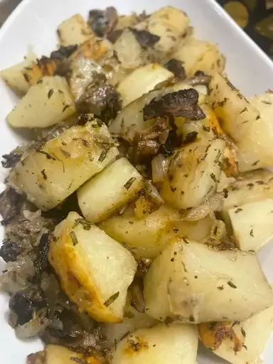 Roasted Rosemary Onion Potatoes