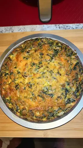 Crustless Spinach Quiche