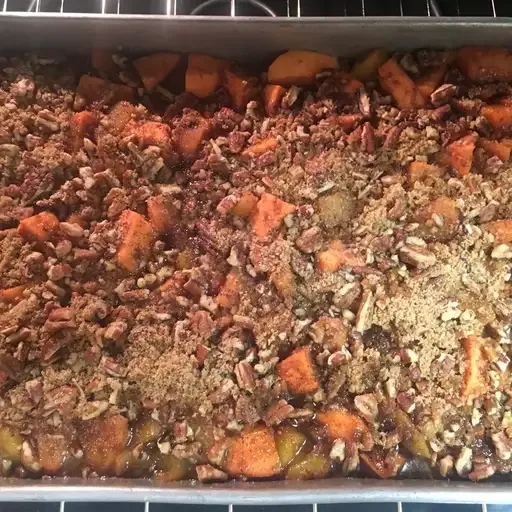 Sweet Potato Peach Bake