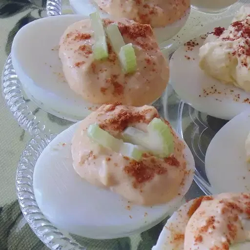 Buffalo Ranch Deviled Eggs