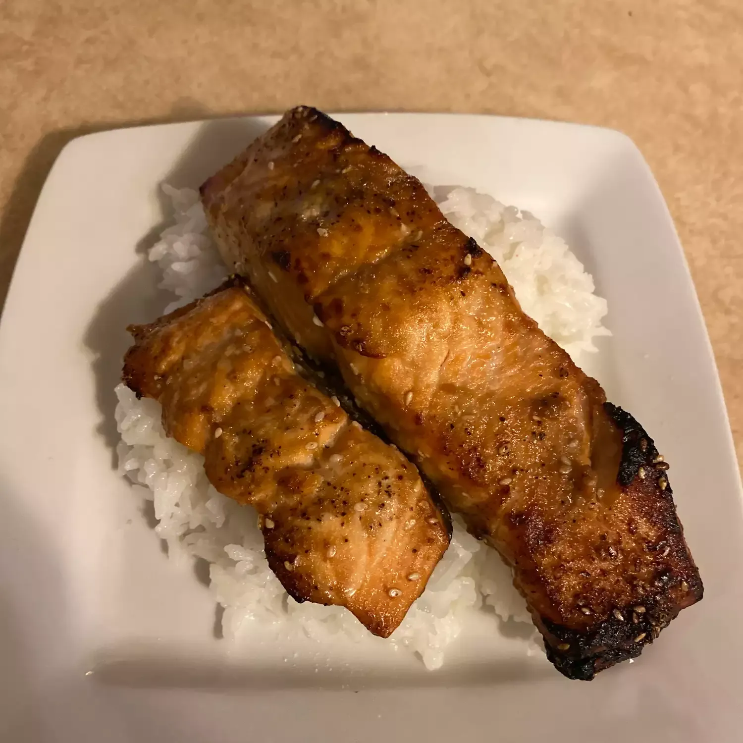 Grilled Teriyaki Salmon