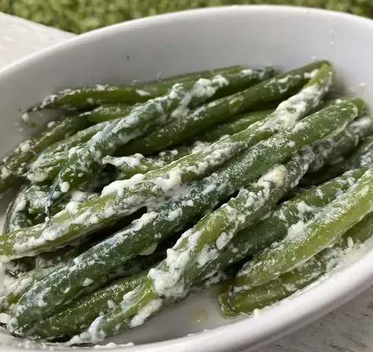 Easy Green Beans with Cream Cheese