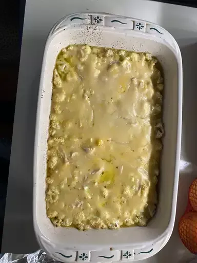 Loaded Cauliflower Chicken Casserole