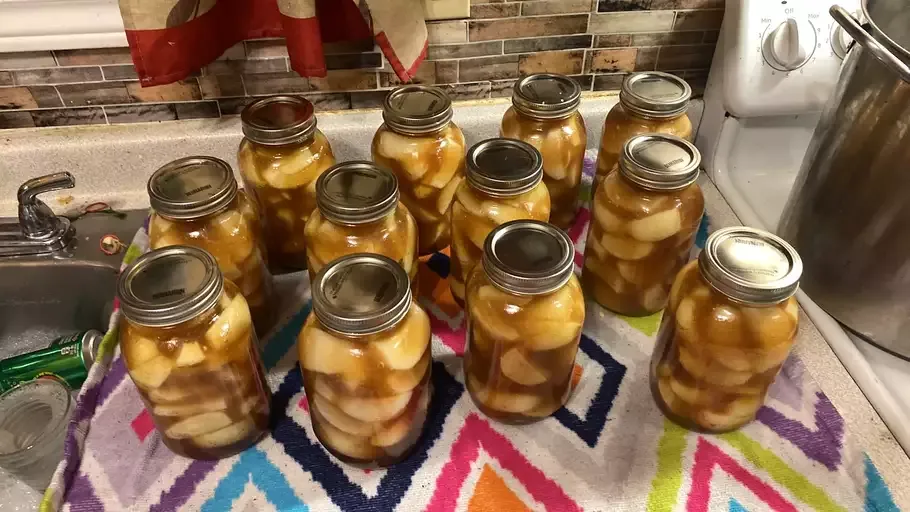 Canned Apple Pie Filling