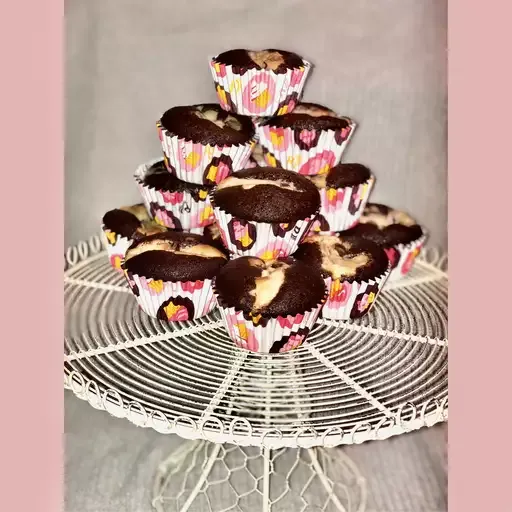 Grandma Gudgel's Black Bottom Cupcakes