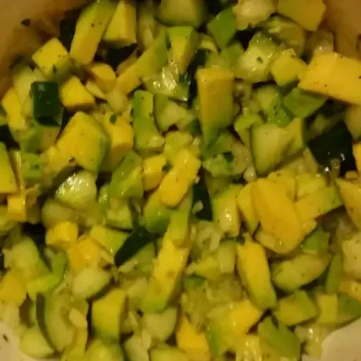 Cucumber and Avocado Salad