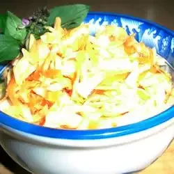 Quick and Easy Thai Style Coleslaw