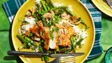 Chicken, Asparagus, and Mushroom Skillet