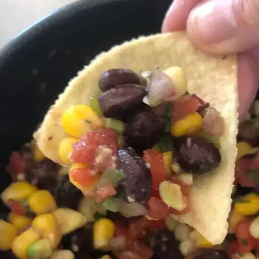 Heather's Cilantro, Black Bean, and Corn Salsa