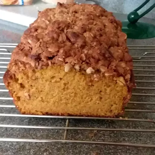 Walnut Streusel Pumpkin Bread