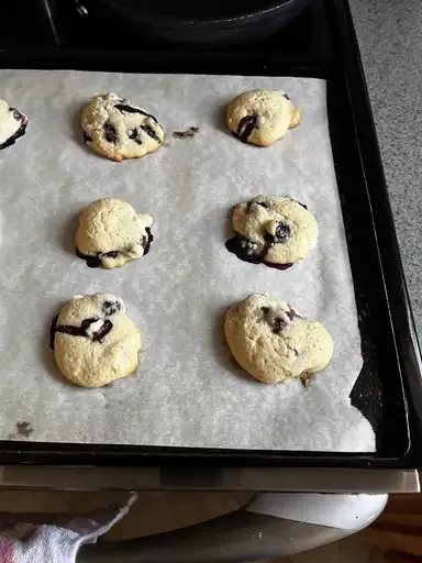 Blueberry Cheesecake Cookies