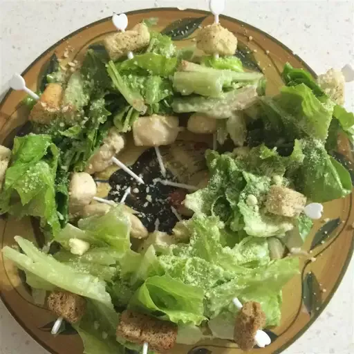 Chicken Caesar Salad on a Stick