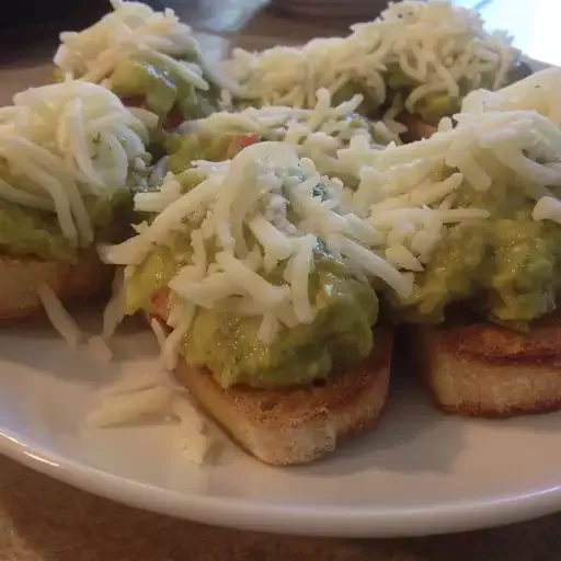 Cheesy Avocado Bites