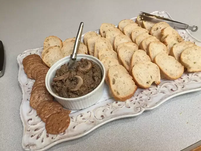 Exotic Mushroom and Walnut Pate