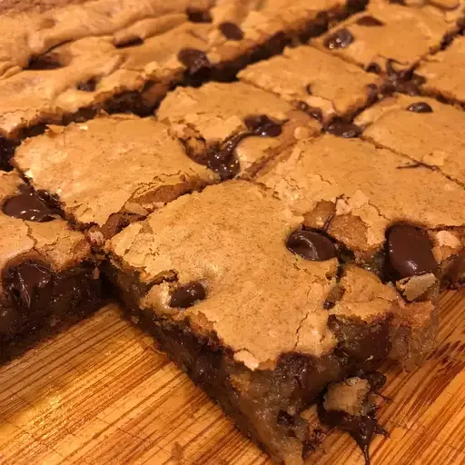 Kirsten's Dark Chocolate Chip Cookie Bars