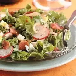 Lettuce with Hot Bacon Dressing