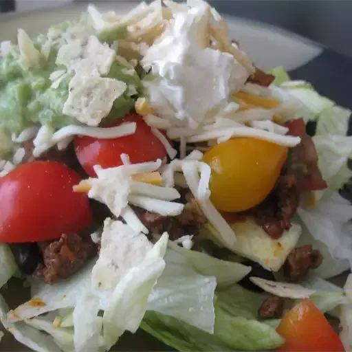 Easy Black Bean Taco Salad