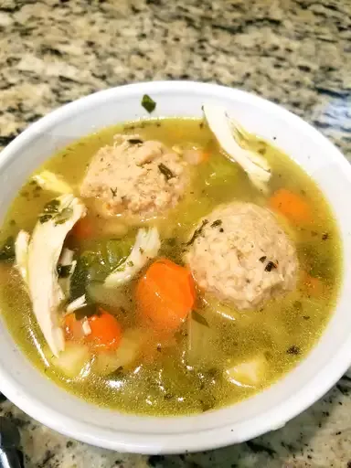 Angel Family Chicken Soup with Matzo Balls