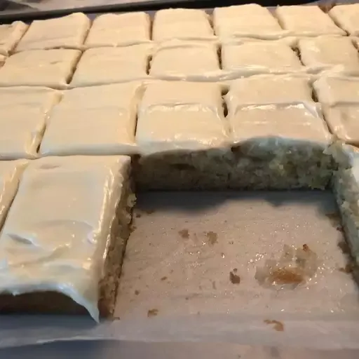 Frosted Banana Bars