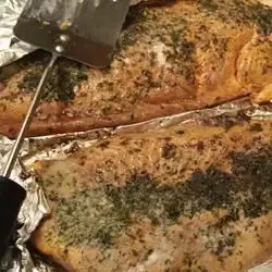 Foil Barbecued Trout with Wine