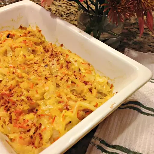 Cabbage-Carrot Casserole