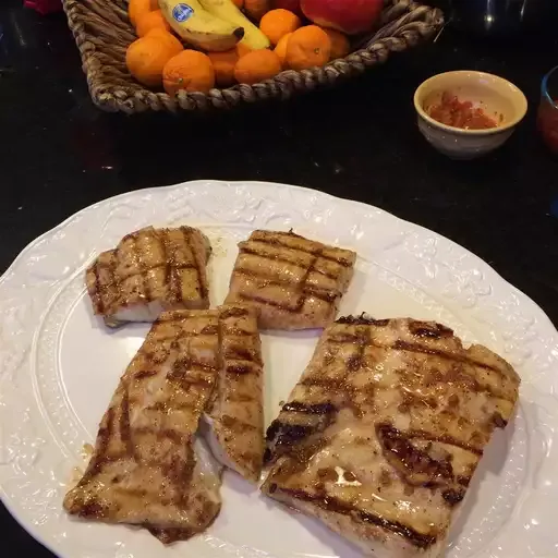 Barbeque Halibut Steaks