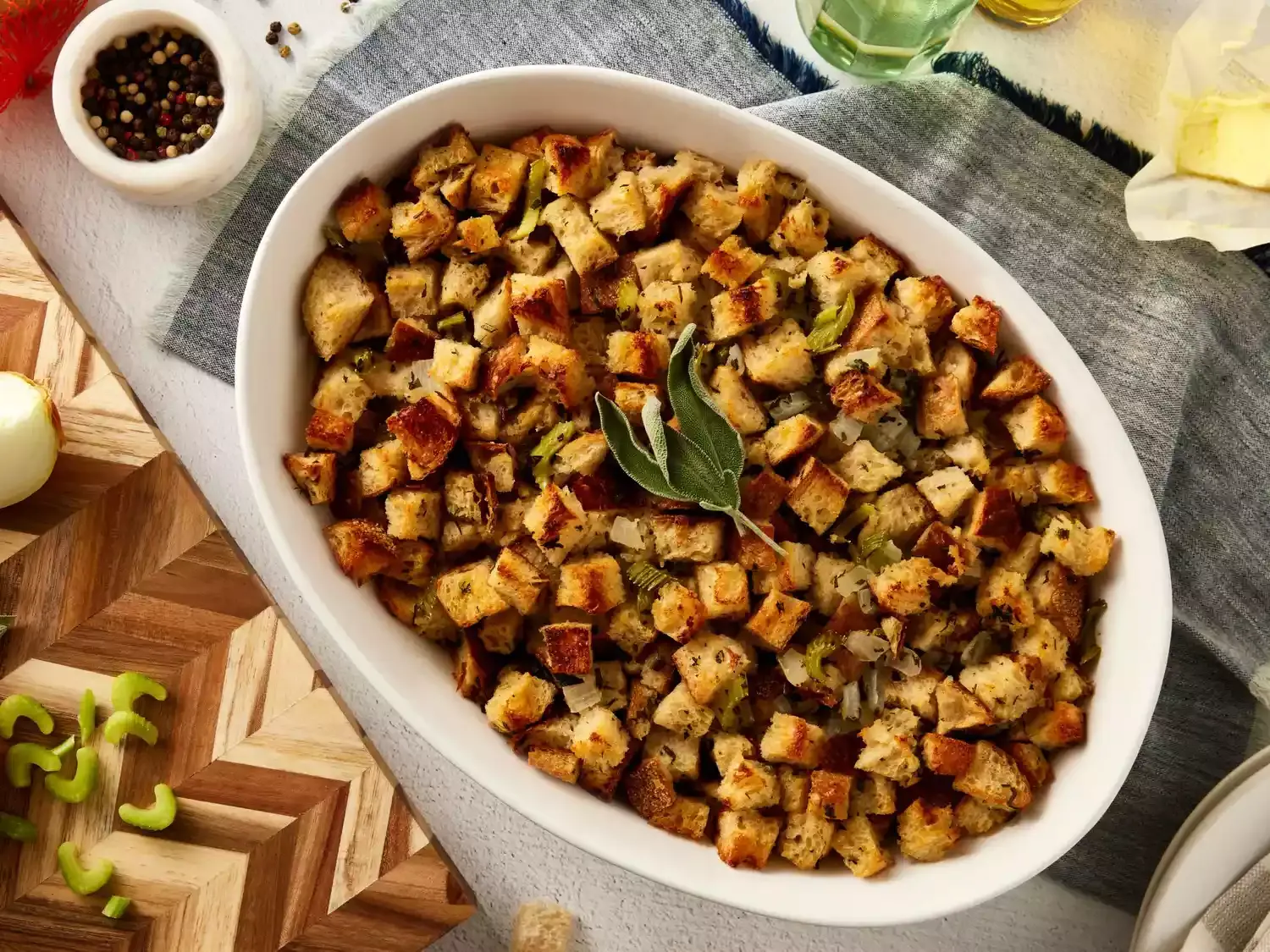 Moist and Savory Stuffing