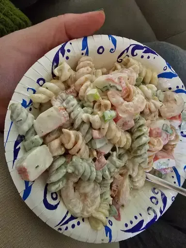 Creamy Crab and Pasta Salad