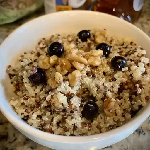 Blueberry Lemon Breakfast Quinoa