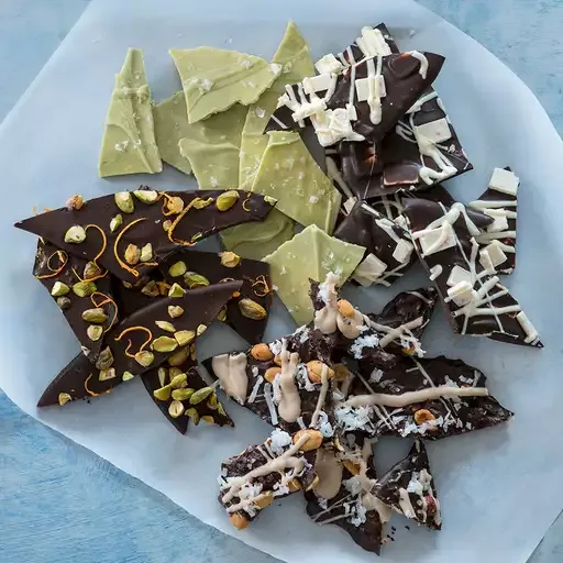 Ghirardelli Holiday Bark 4 Ways: Peppermint Bark