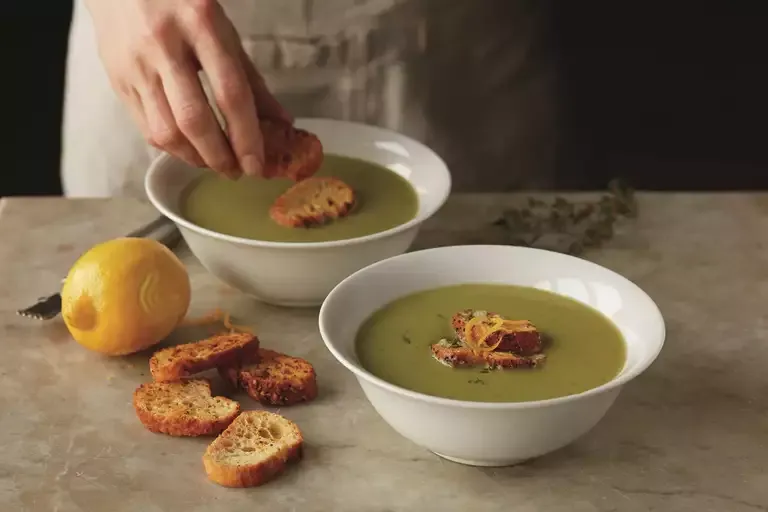 Quick Sweet Pea Soup