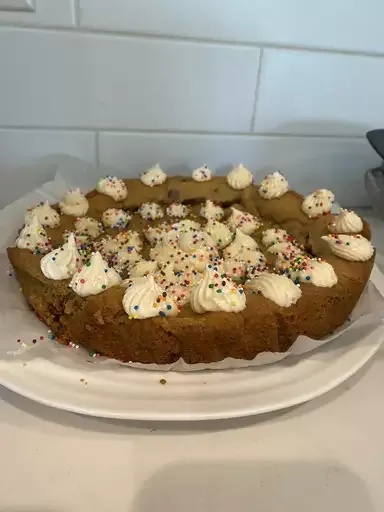 Homemade Cookie Cake