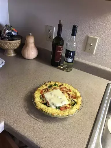 Cauliflower-Crusted Quiche with Hillshire Farm® Smoked Sausage