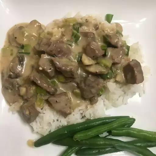 Healthier Beef Stroganoff III