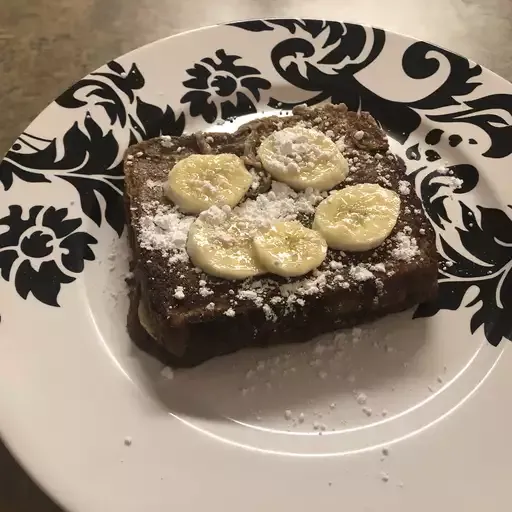 Banana and Nutella French Toast