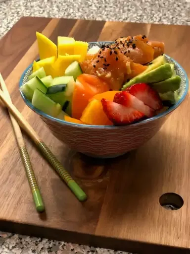 Smoked Salmon Poke Bowl