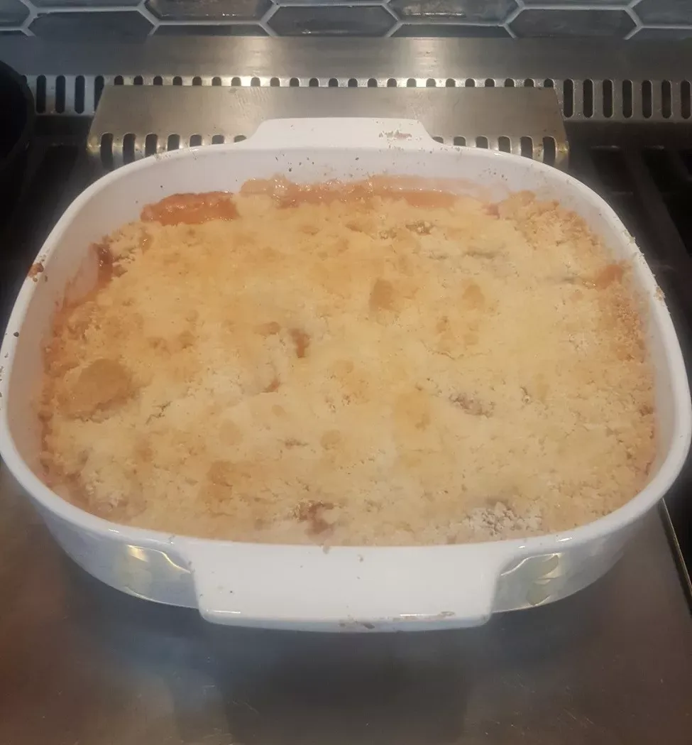 Gluten-Free Peach Crumble