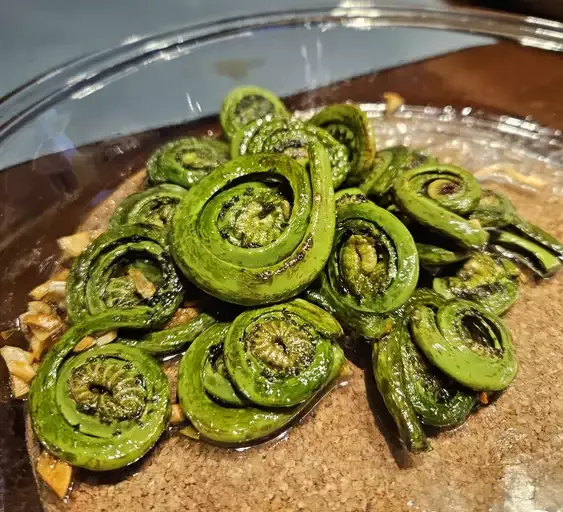 Sautéed Fiddleheads