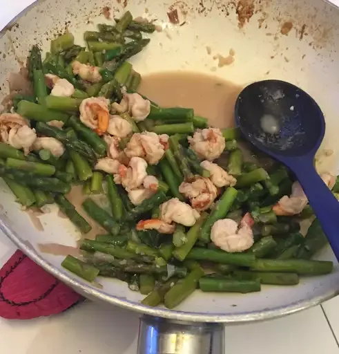 Jumbo Shrimp and Asparagus